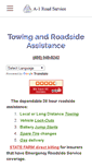 Mobile Screenshot of a1roadservice.com